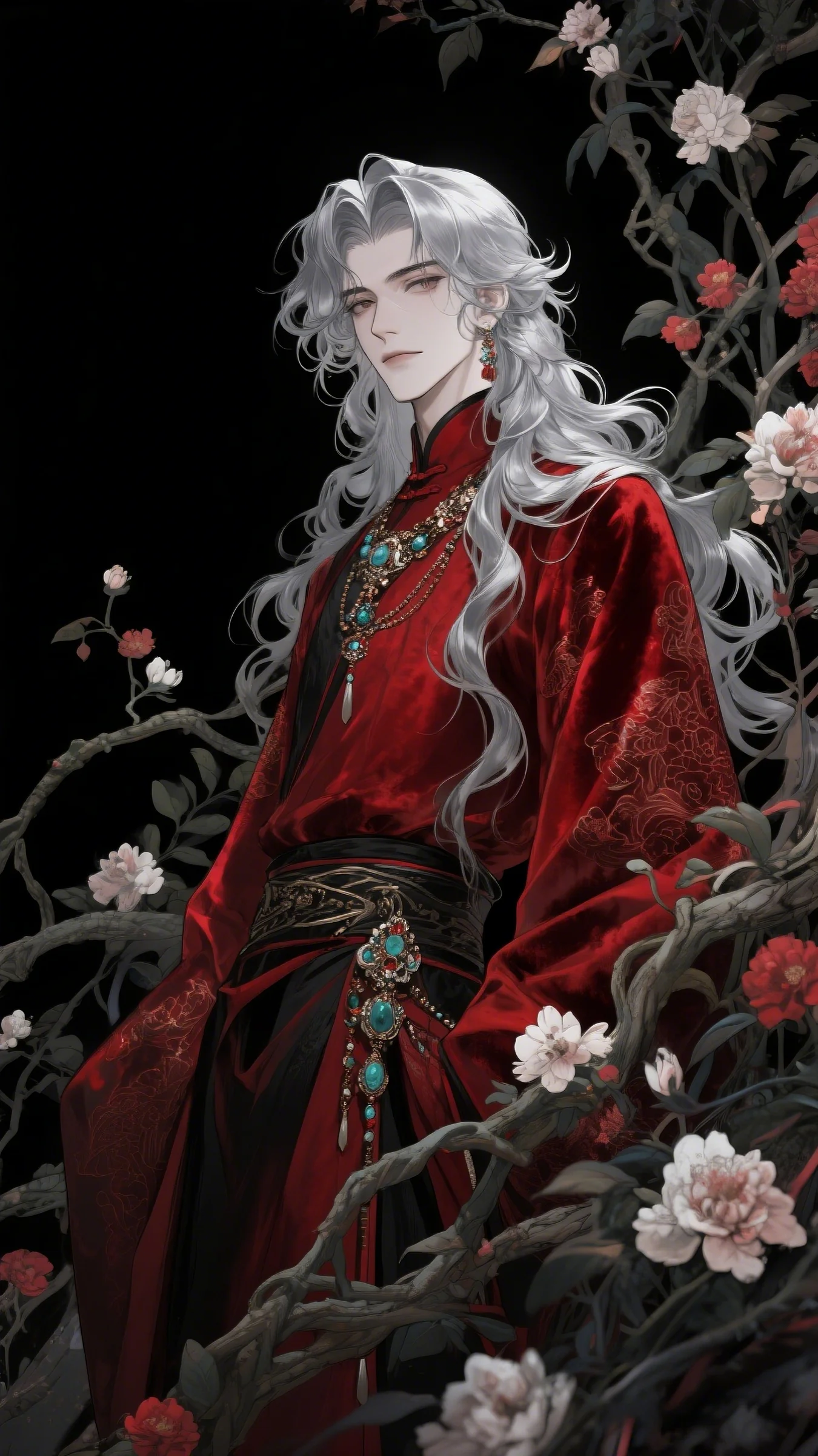 祥云纹碎，不揽明月
