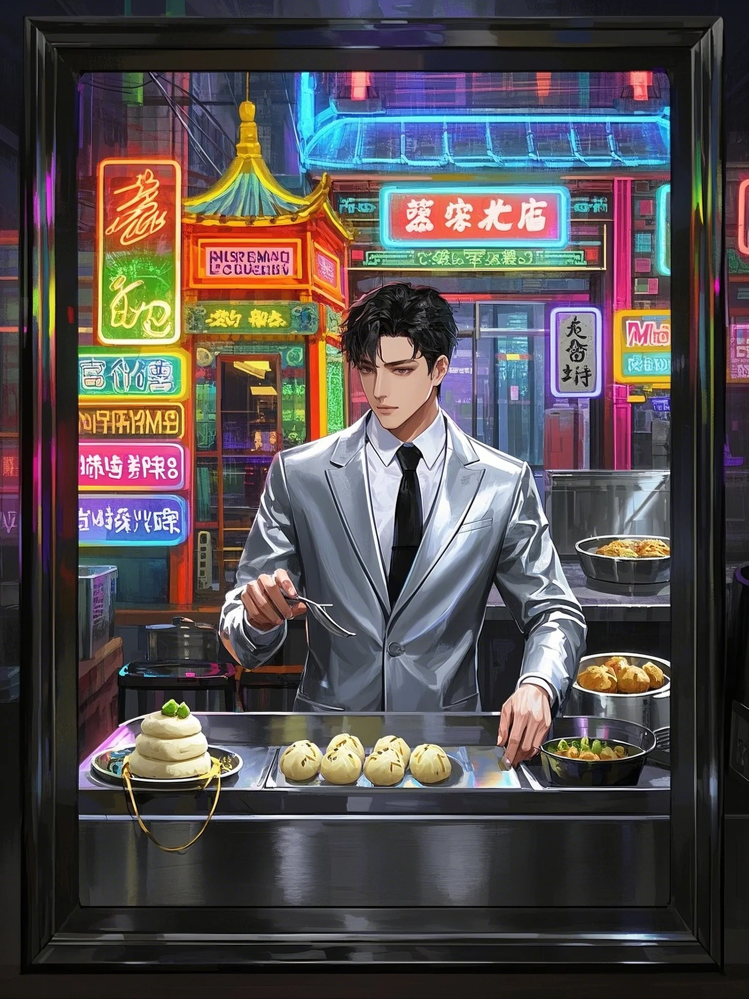 玄月初斜浸梨花