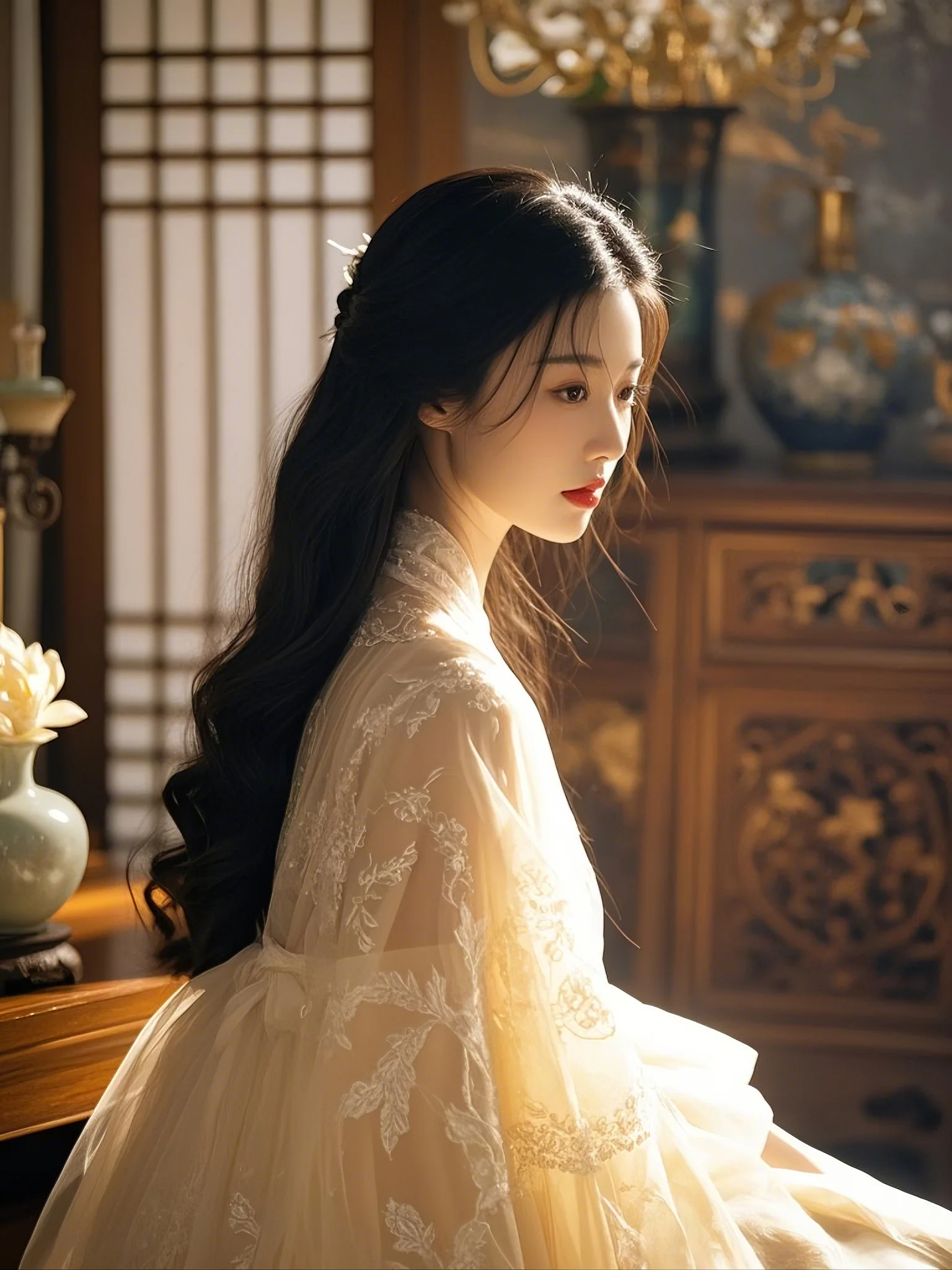 女儿高烧不退老公却在照顾养妹